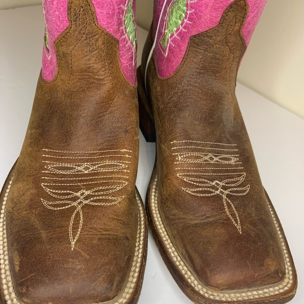 Marcie Bean Women’s Prickly Pear Pink Cactus Sensation Cowboy Boot SZ 8! - Picture 8 of 14
